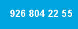 926 804 22 55
